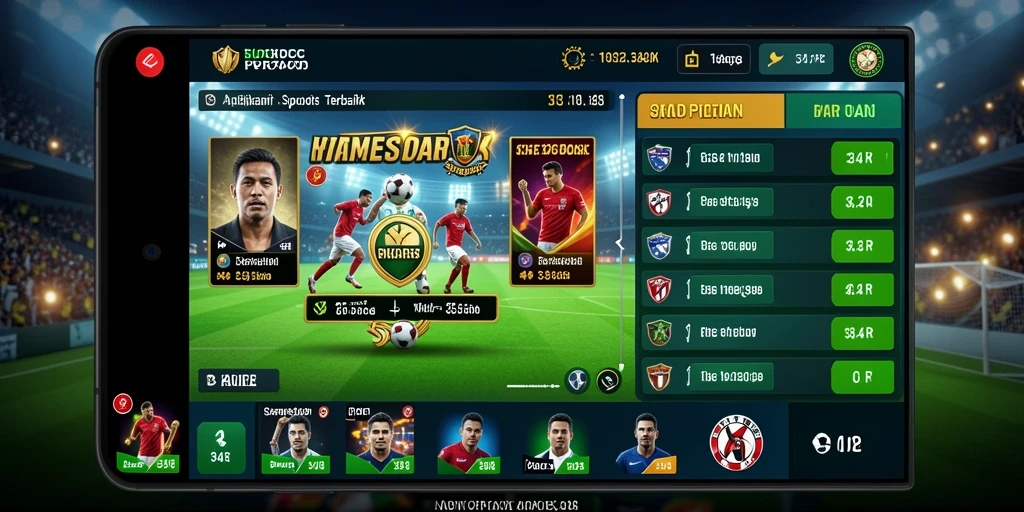 Gameplay menarik dalam aplikasi Sportsbook 34R.