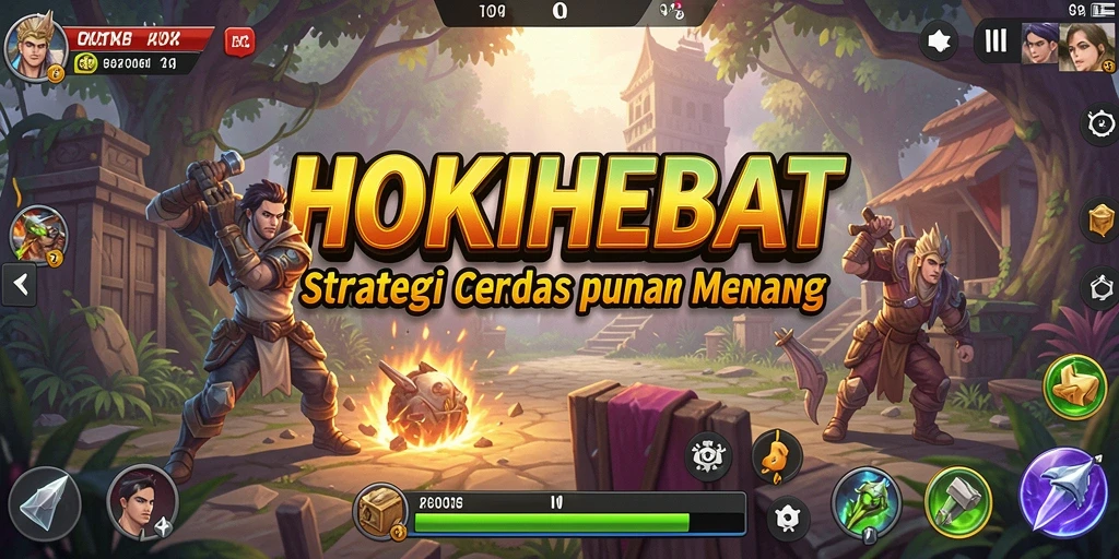 Tampilan gameplay HOKIHEBAT yang mendebarkan dan penuh strategi.