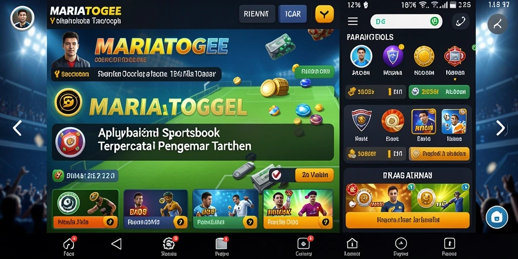 Tampilan gameplay menarik dari aplikasi Sportsbook MARIATOGEL.