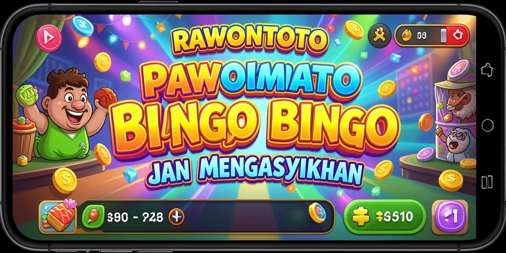 Tampilan gameplay seru di aplikasi RAWONTOTO Bingo.