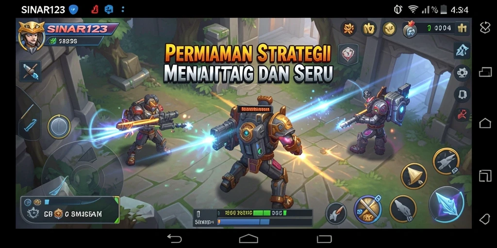 Tampilan gameplay SINAR123 yang mendebarkan dan penuh strategi.