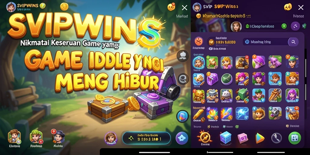 Tampilan gameplay SVIPWINS yang menarik dan penuh warna.
