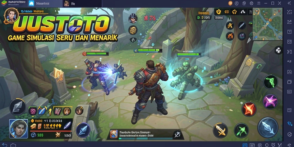 Tampilan gameplay UUSTOTO yang menarik dan interaktif.
